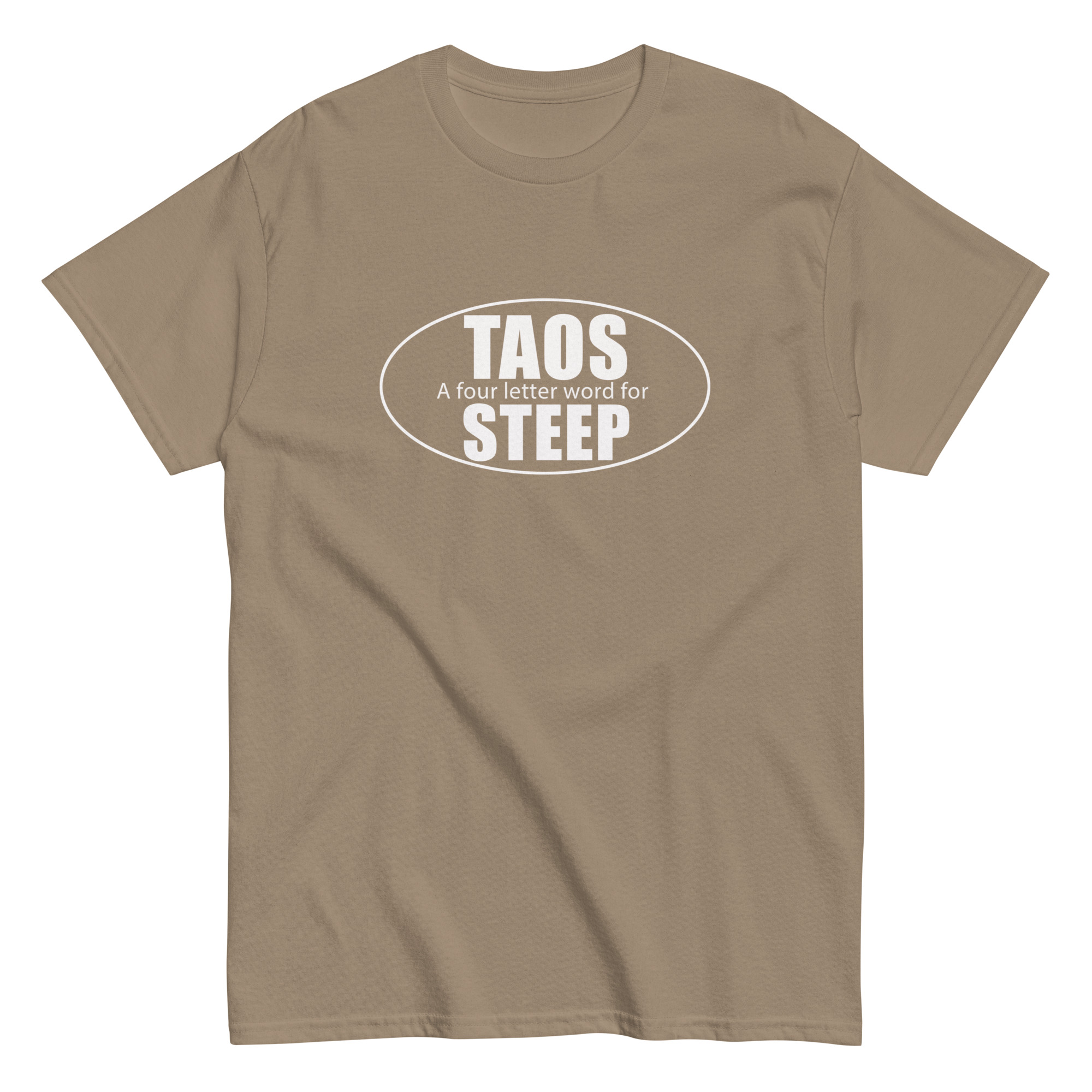 Taos 4 Letter Word for Steep Unisex classic tee - Image 12