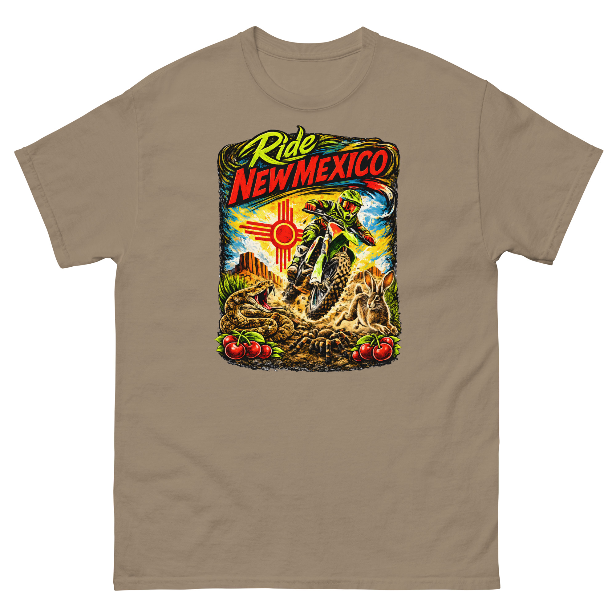 ChokeCherry - Ride New Mexico Motocross Unisex classic tee - Image 13