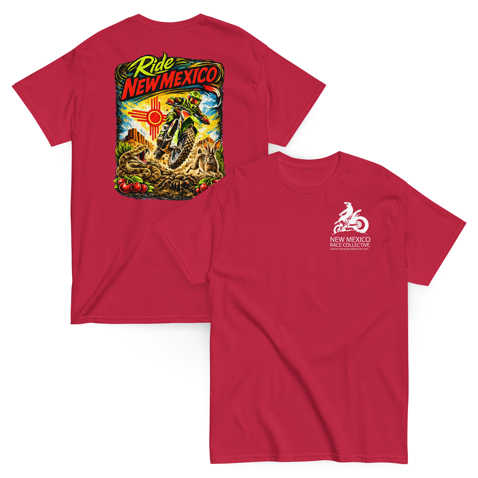 ChokeCherry- Ride New Mexico Motocross - New Mexico Race Collective Unisex classic tee - Image 7