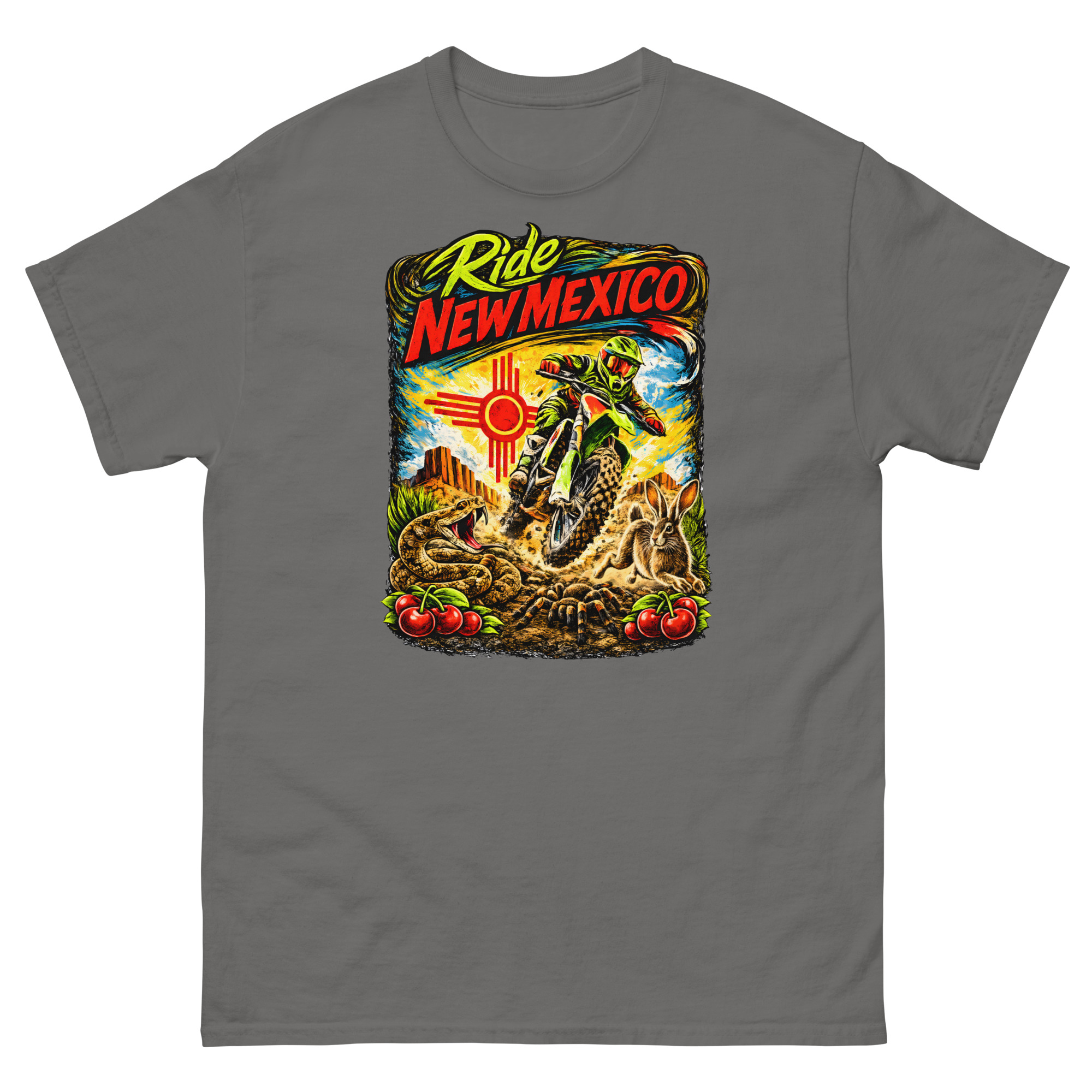 ChokeCherry - Ride New Mexico Motocross Unisex classic tee - Image 10
