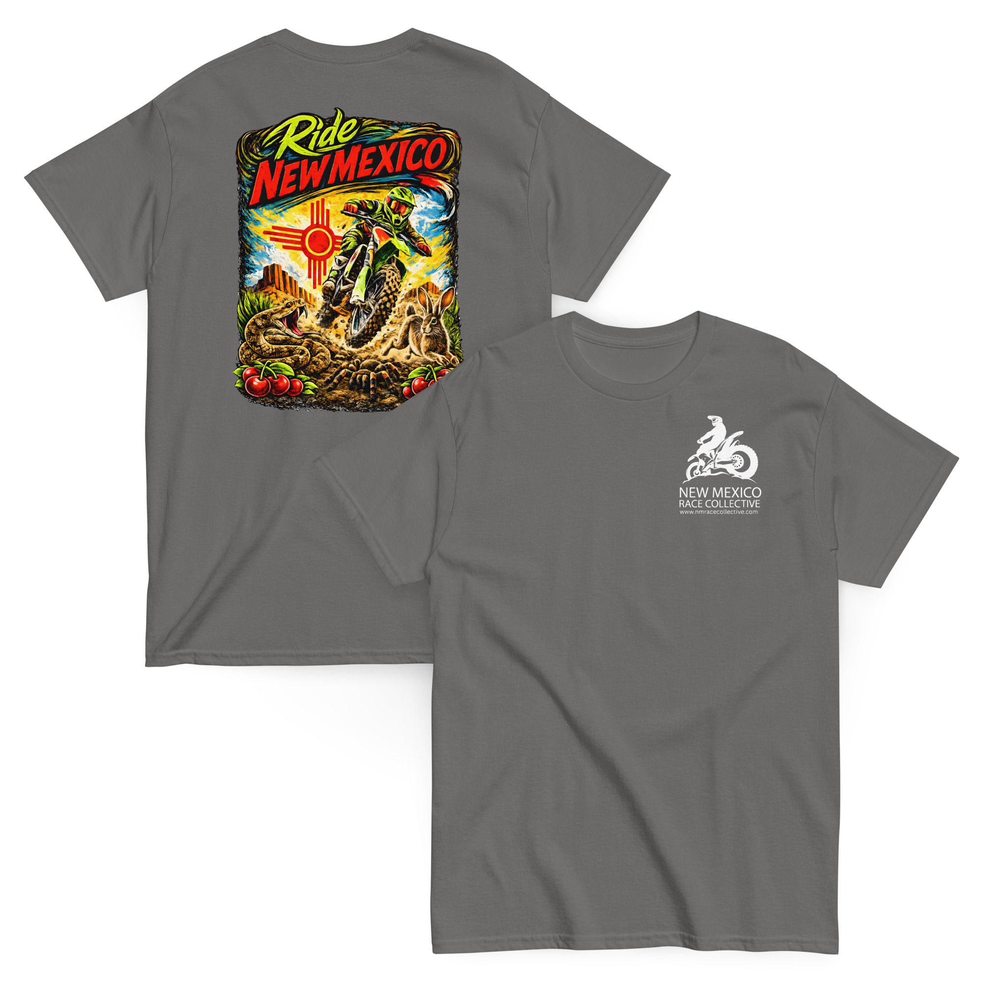 ChokeCherry- Ride New Mexico Motocross - New Mexico Race Collective Unisex classic tee - Image 12
