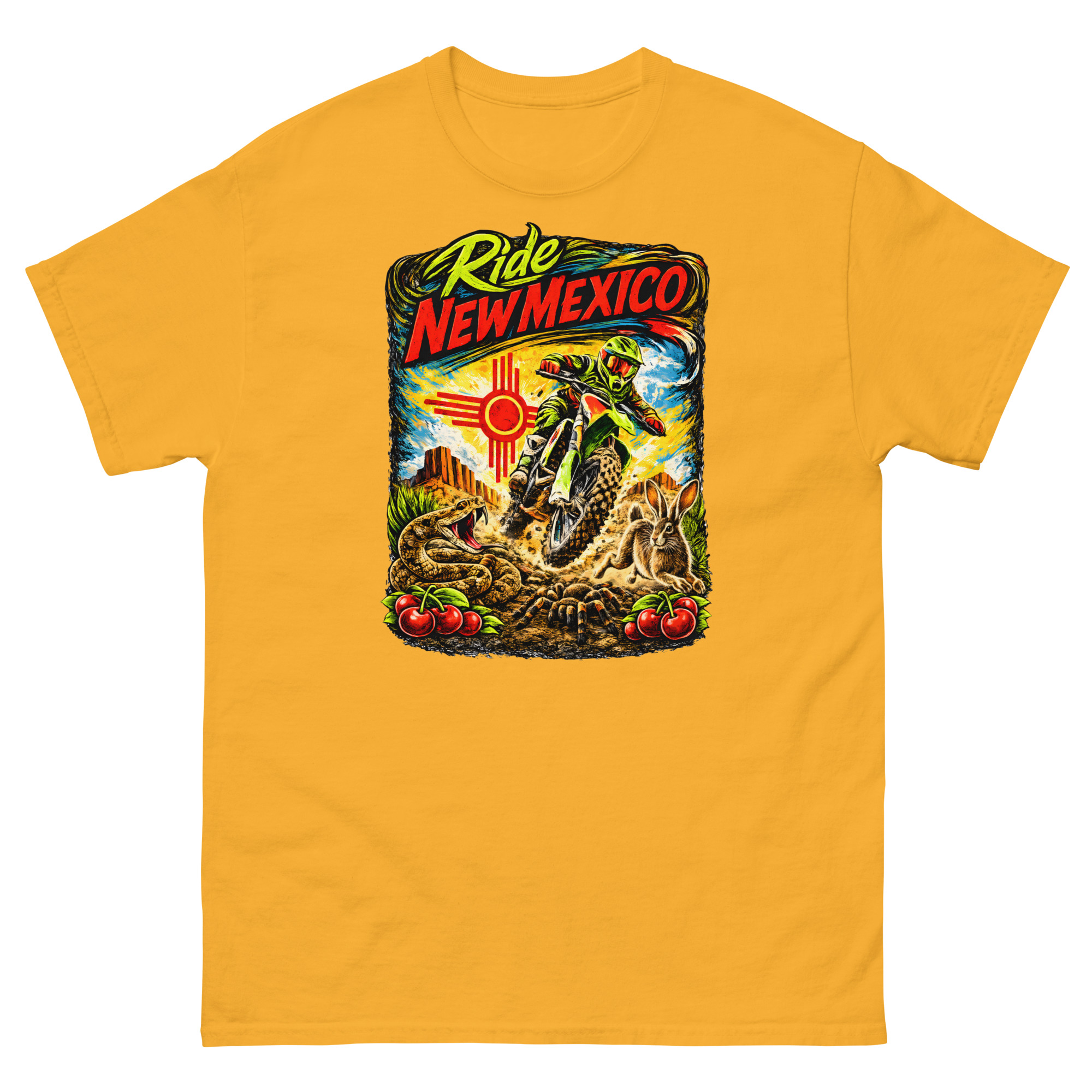 ChokeCherry - Ride New Mexico Motocross Unisex classic tee - Image 15