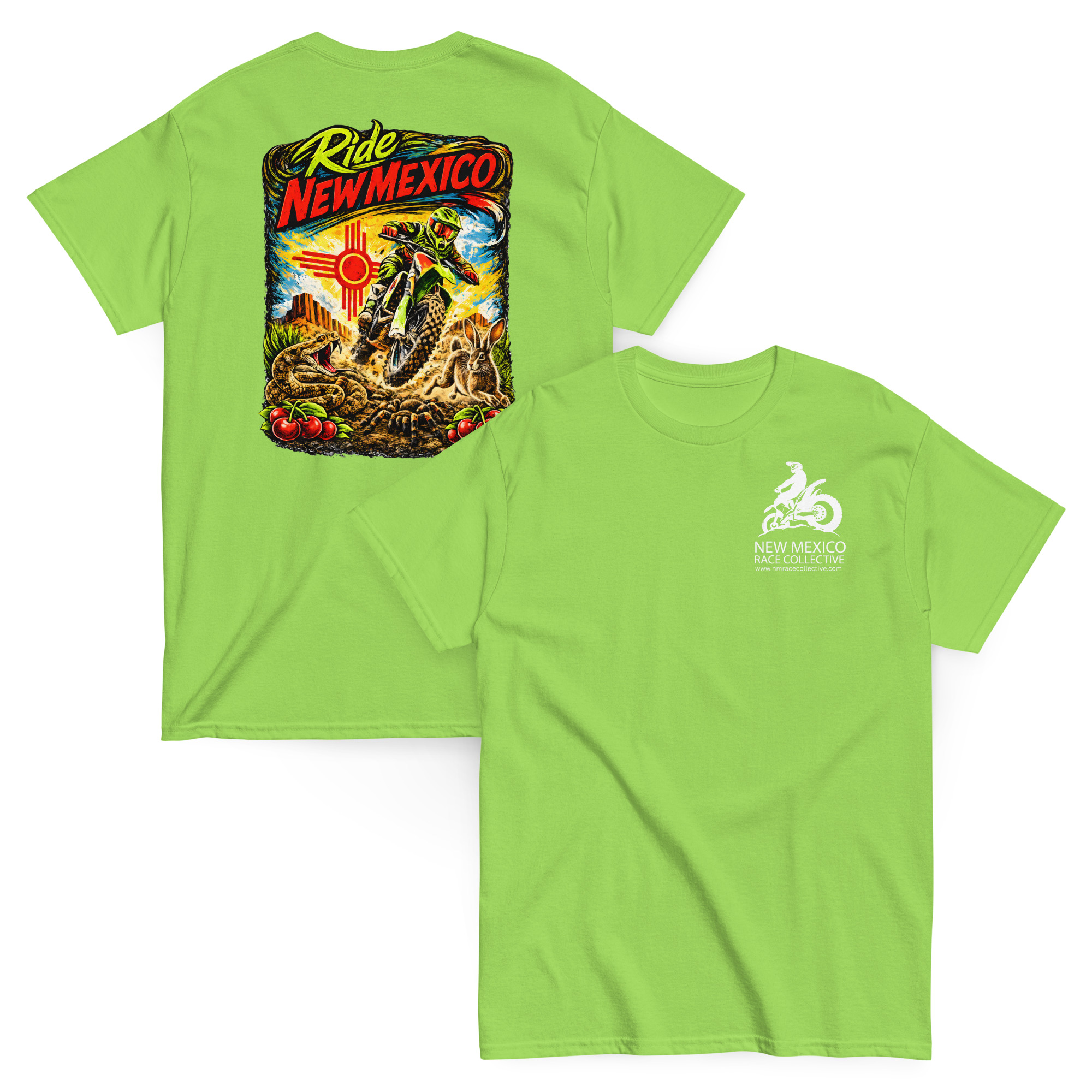 ChokeCherry- Ride New Mexico Motocross - New Mexico Race Collective Unisex classic tee - Image 2