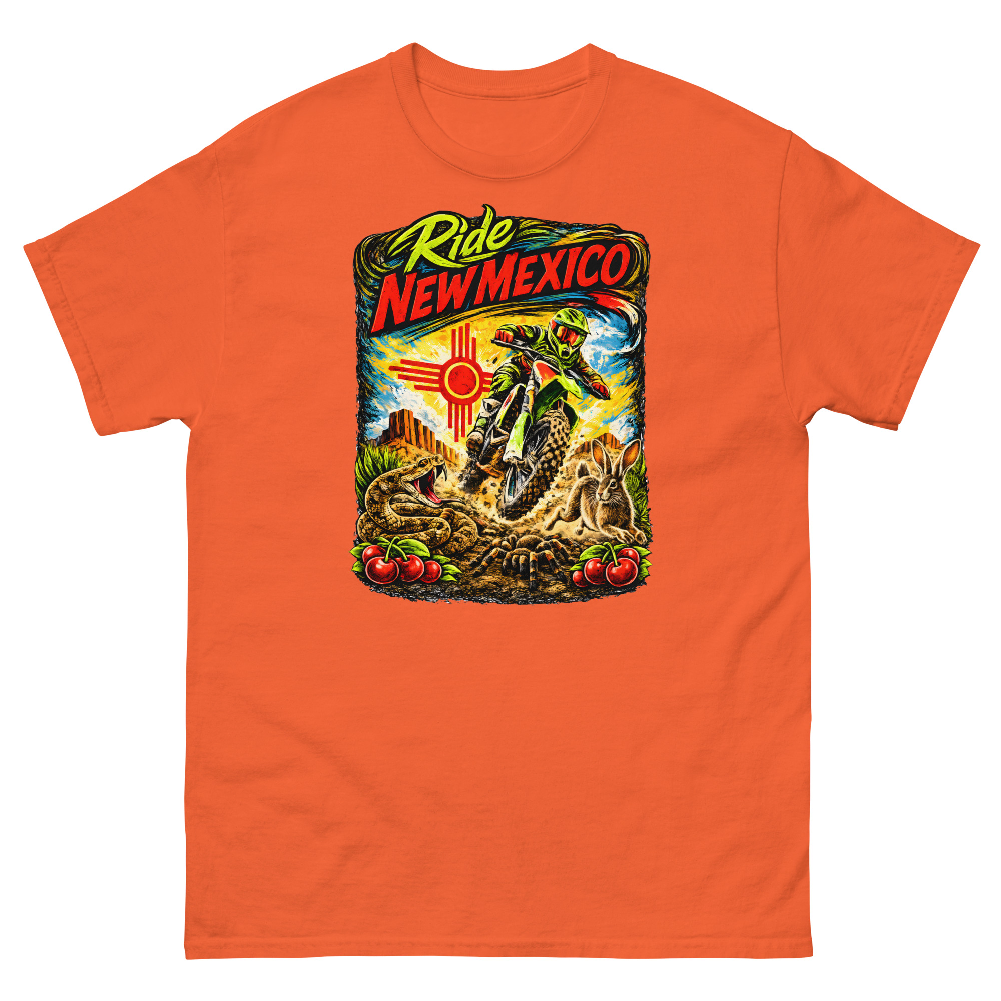 ChokeCherry - Ride New Mexico Motocross Unisex classic tee - Image 12