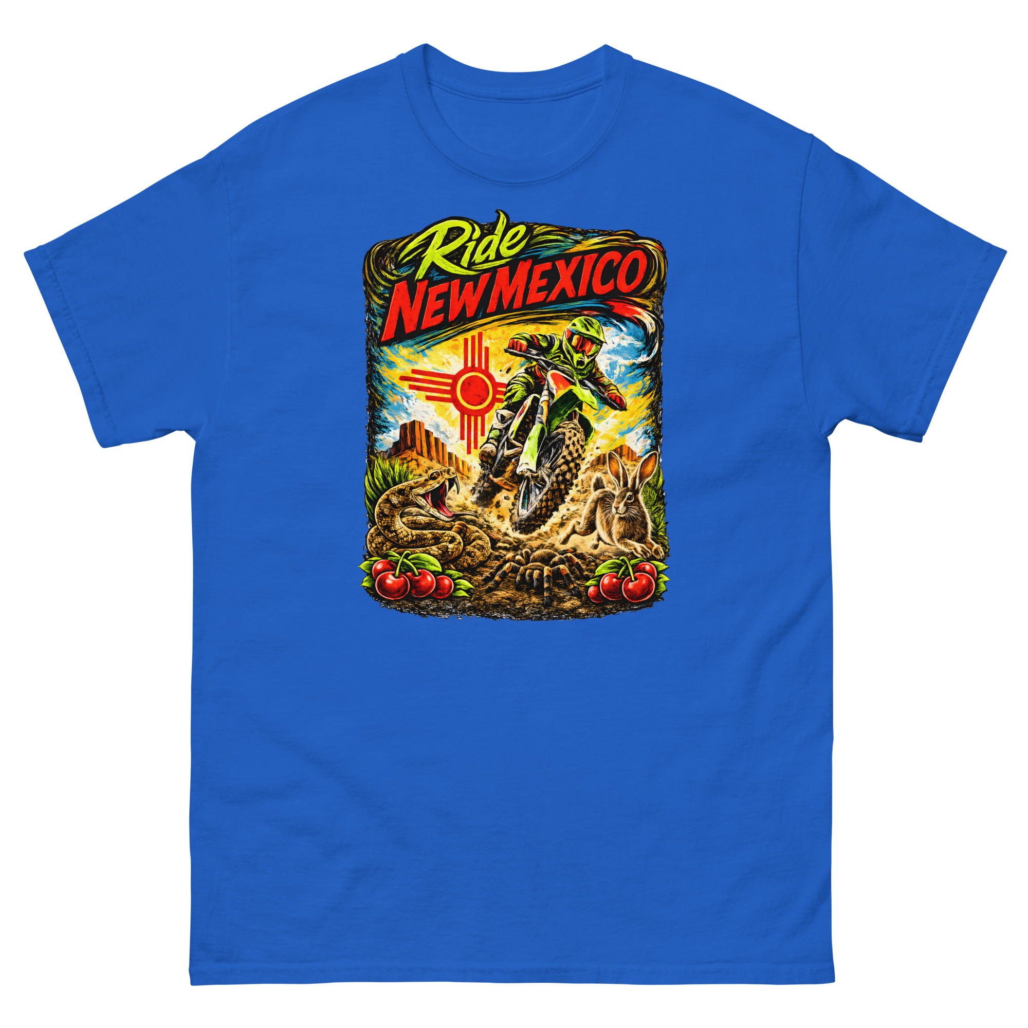 ChokeCherry - Ride New Mexico Motocross Unisex classic tee - Image 6
