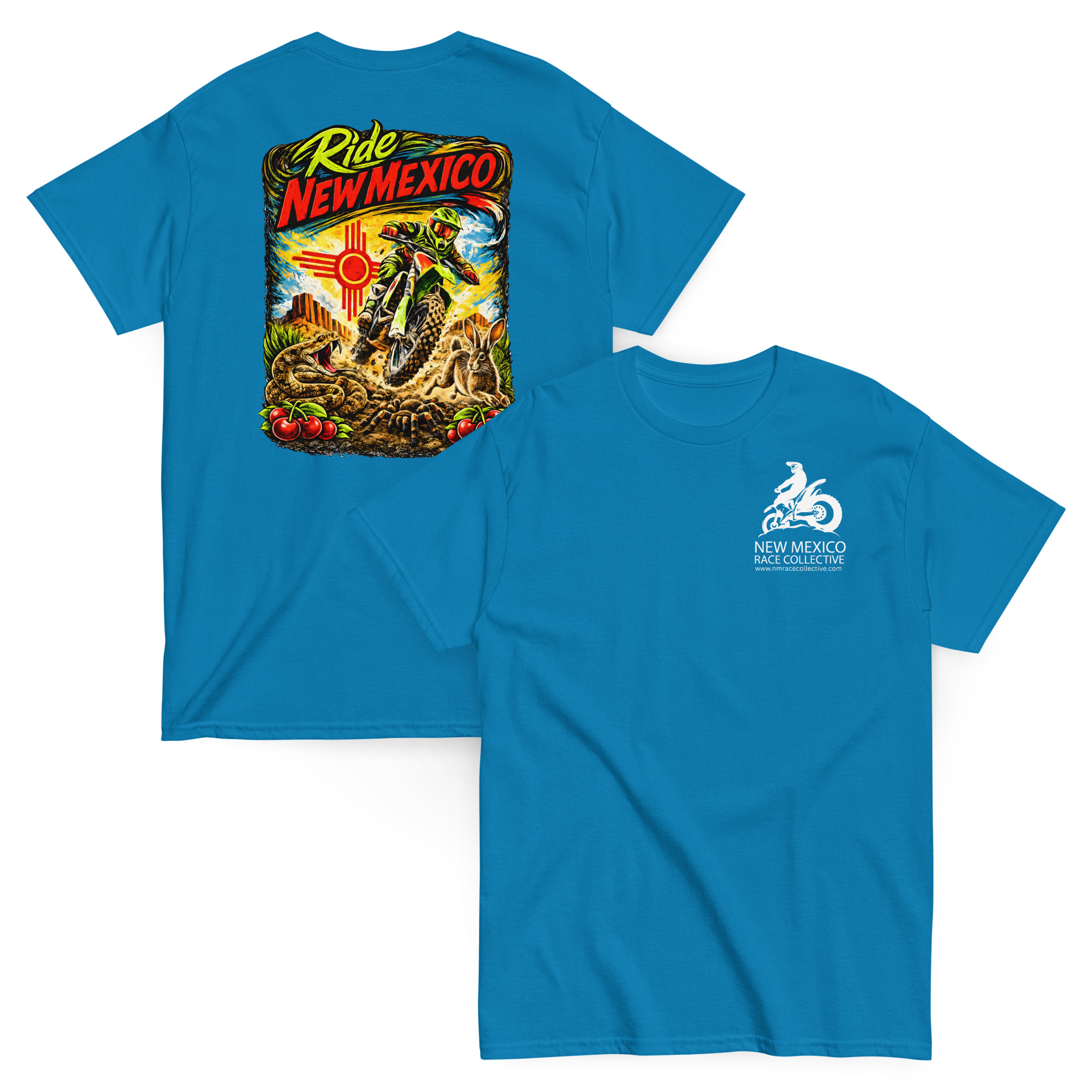 ChokeCherry- Ride New Mexico Motocross - New Mexico Race Collective Unisex classic tee - Image 10