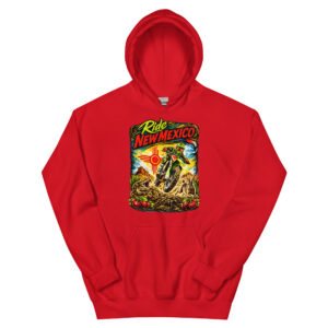Chokecherry- Ride New Mexico Motocross Hoodie- Unisex Hoodie