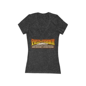 King Gizzard "Field of Vision II" Women's V-Neck Tee — Psychedelic Rock Band Shirt