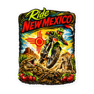 Ride New Mexico Bubble-free stickers