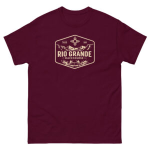 A Rio Grande Racecourse Unisex classic tee AVAILABLE IN MULTIPLE COLORS —TAP to CHOOSE COLOR