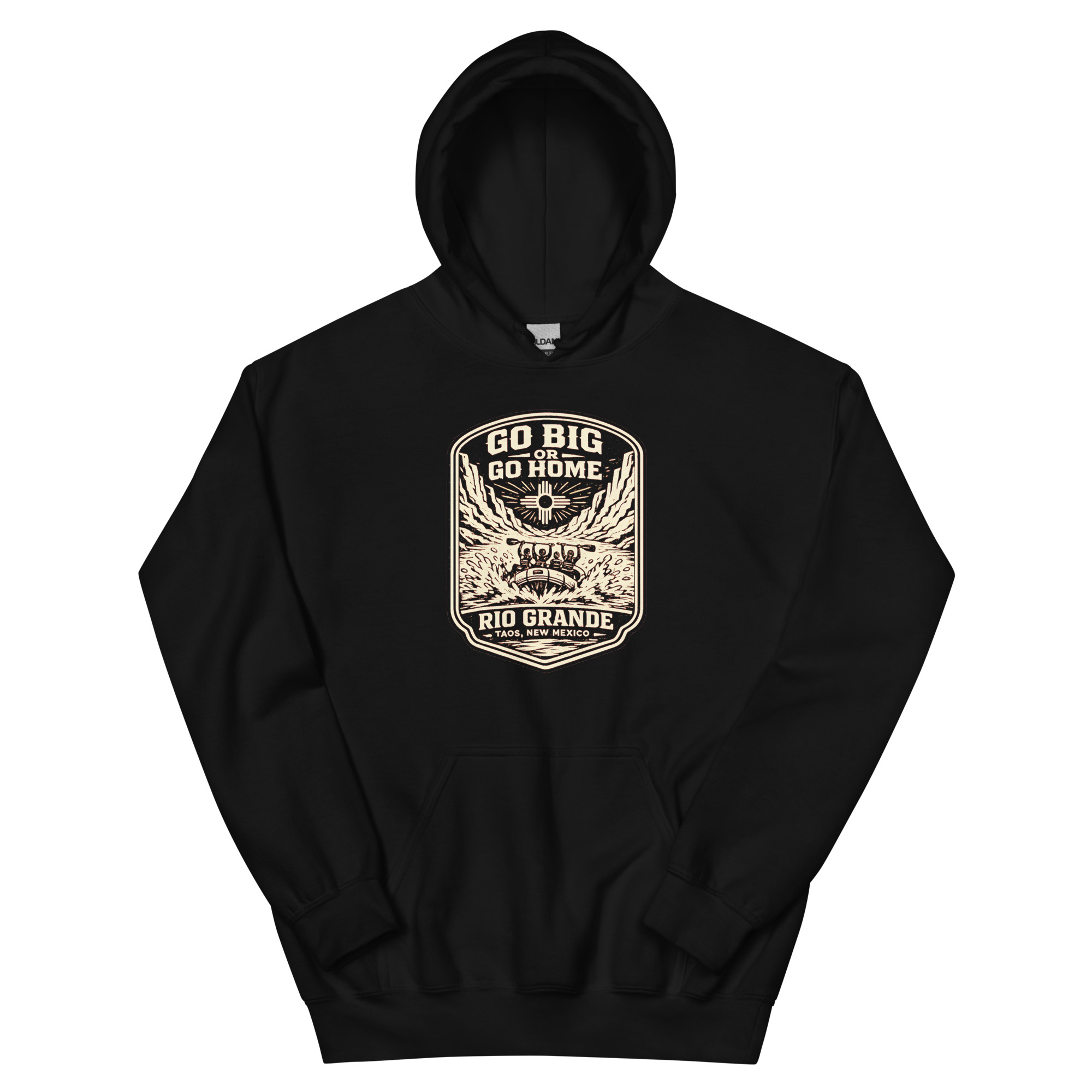 Go Big Or Go Home — AVAILABLE IN MULTIPLE COLORS —TAP to CHOOSE COLORUnisex Hoodie - Image 2