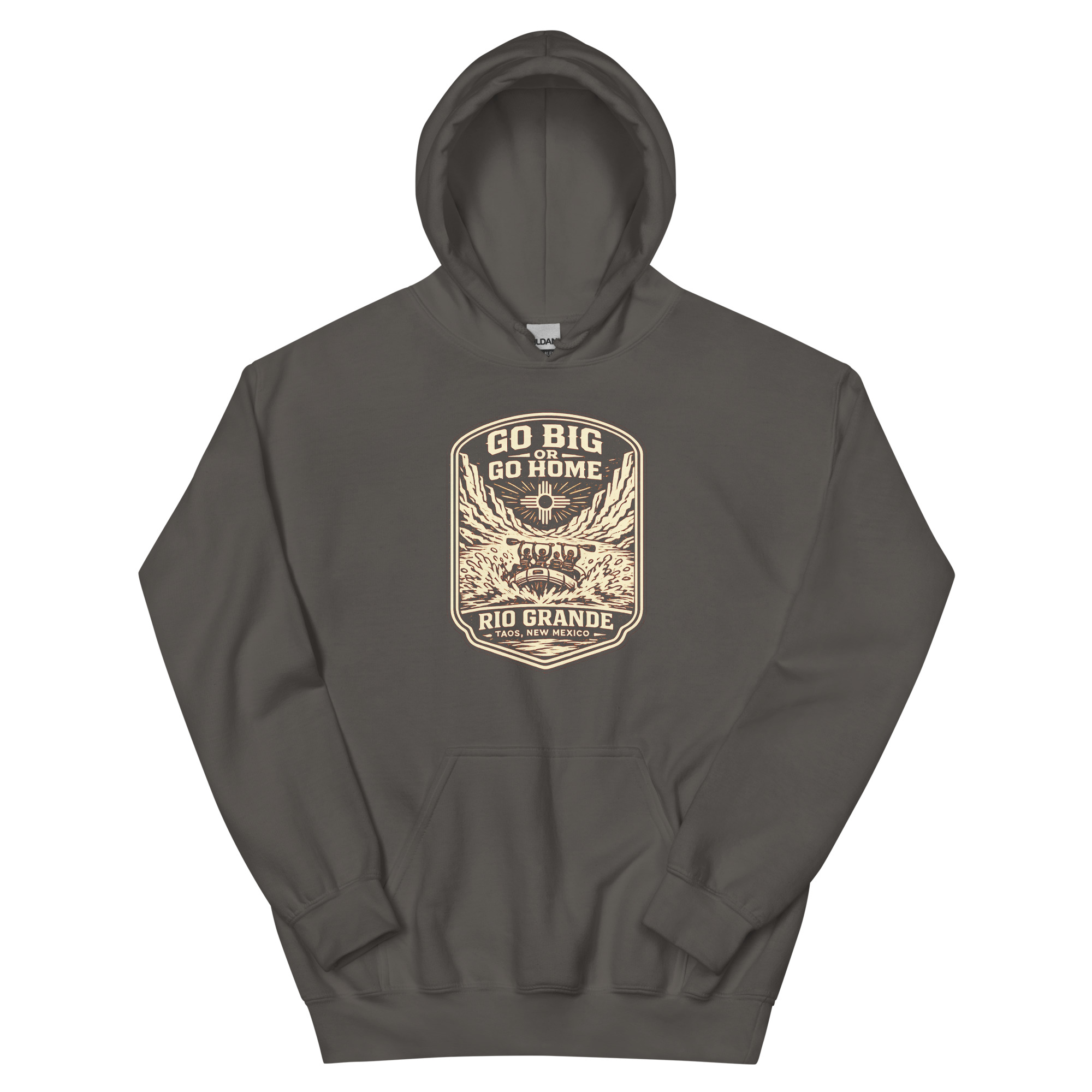 Go Big Or Go Home — AVAILABLE IN MULTIPLE COLORS —TAP to CHOOSE COLORUnisex Hoodie - Image 8