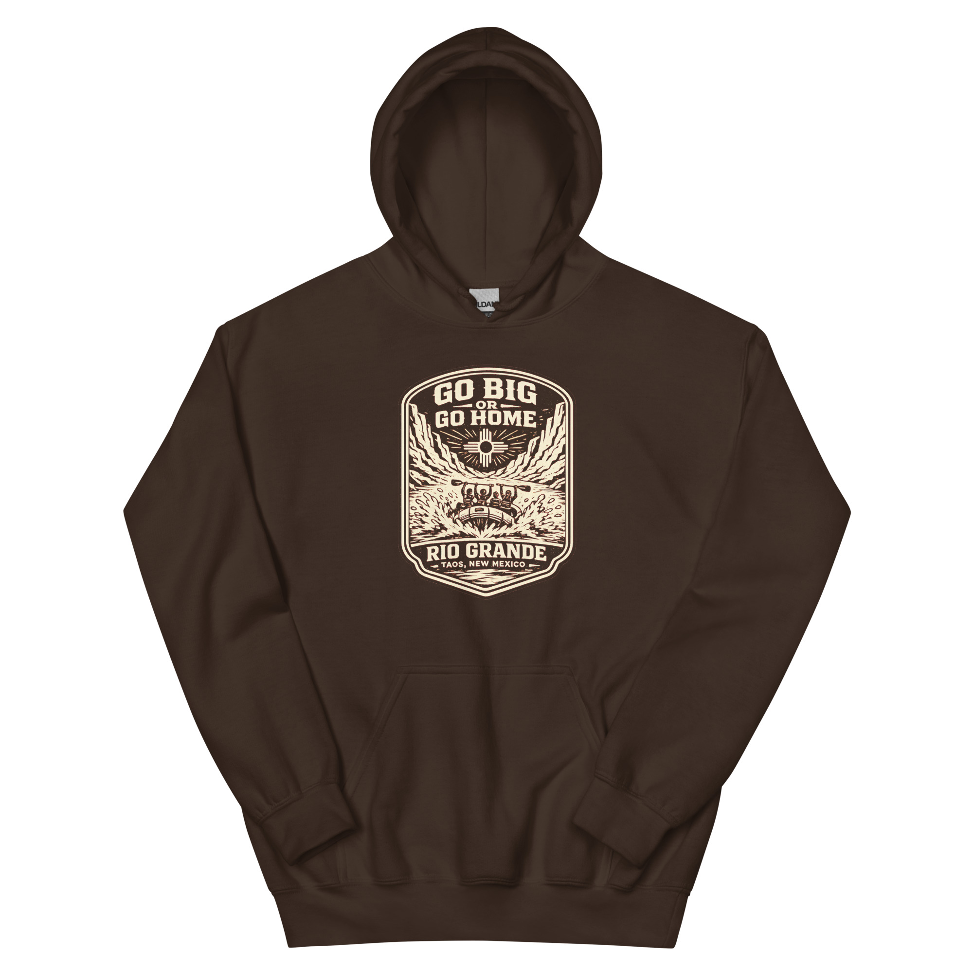 Go Big Or Go Home — AVAILABLE IN MULTIPLE COLORS —TAP to CHOOSE COLORUnisex Hoodie - Image 5