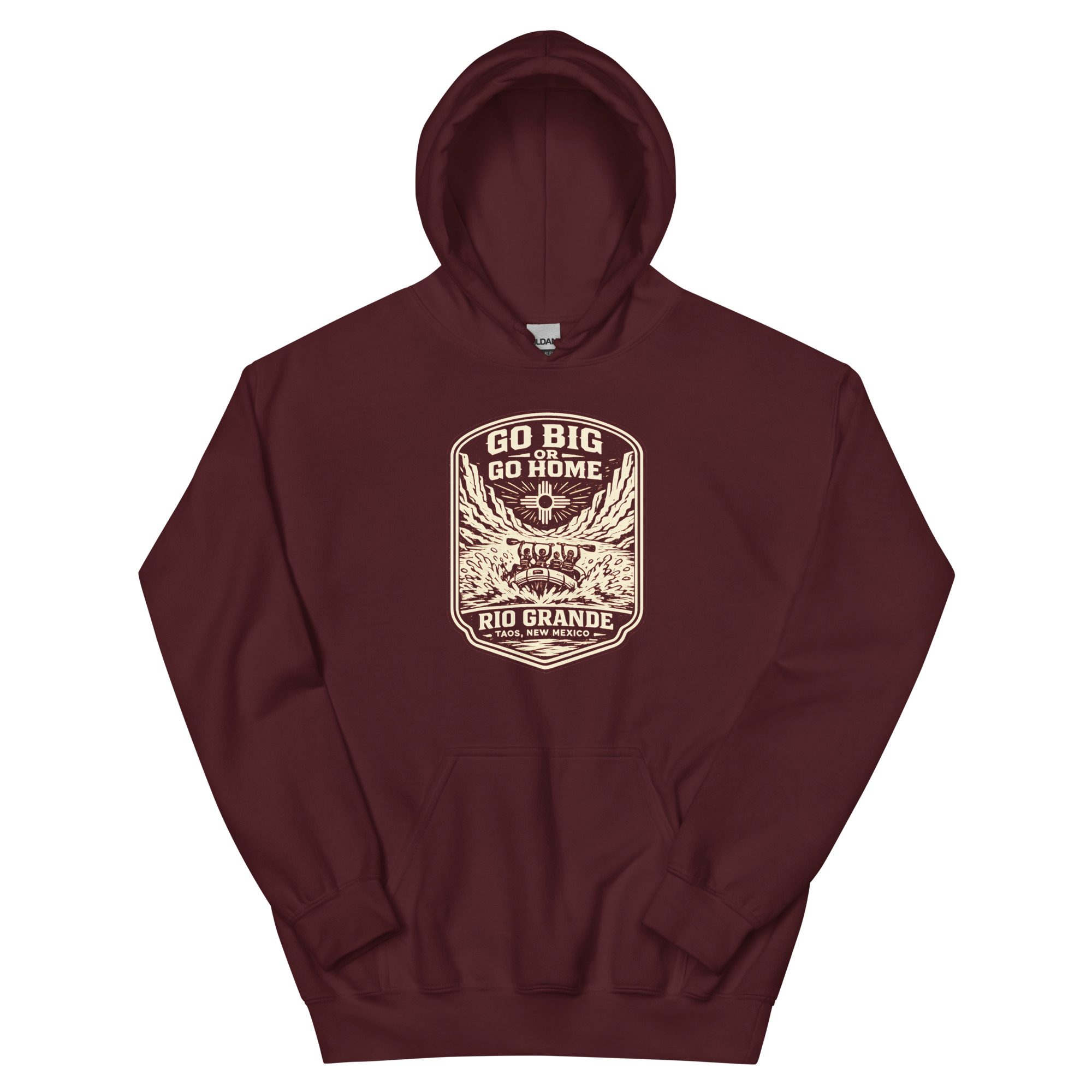 Go Big Or Go Home — AVAILABLE IN MULTIPLE COLORS —TAP to CHOOSE COLORUnisex Hoodie - Image 4