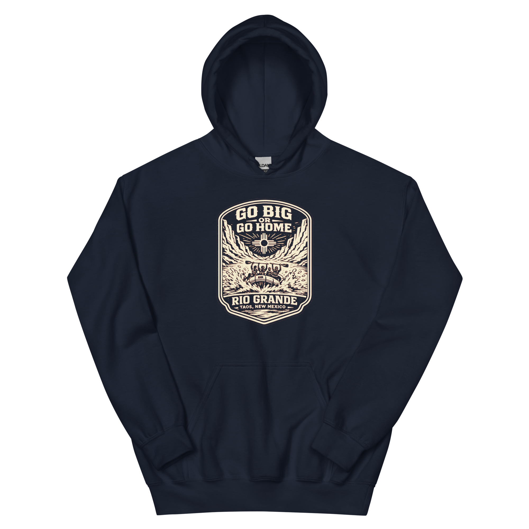 Go Big Or Go Home — AVAILABLE IN MULTIPLE COLORS —TAP to CHOOSE COLORUnisex Hoodie - Image 3