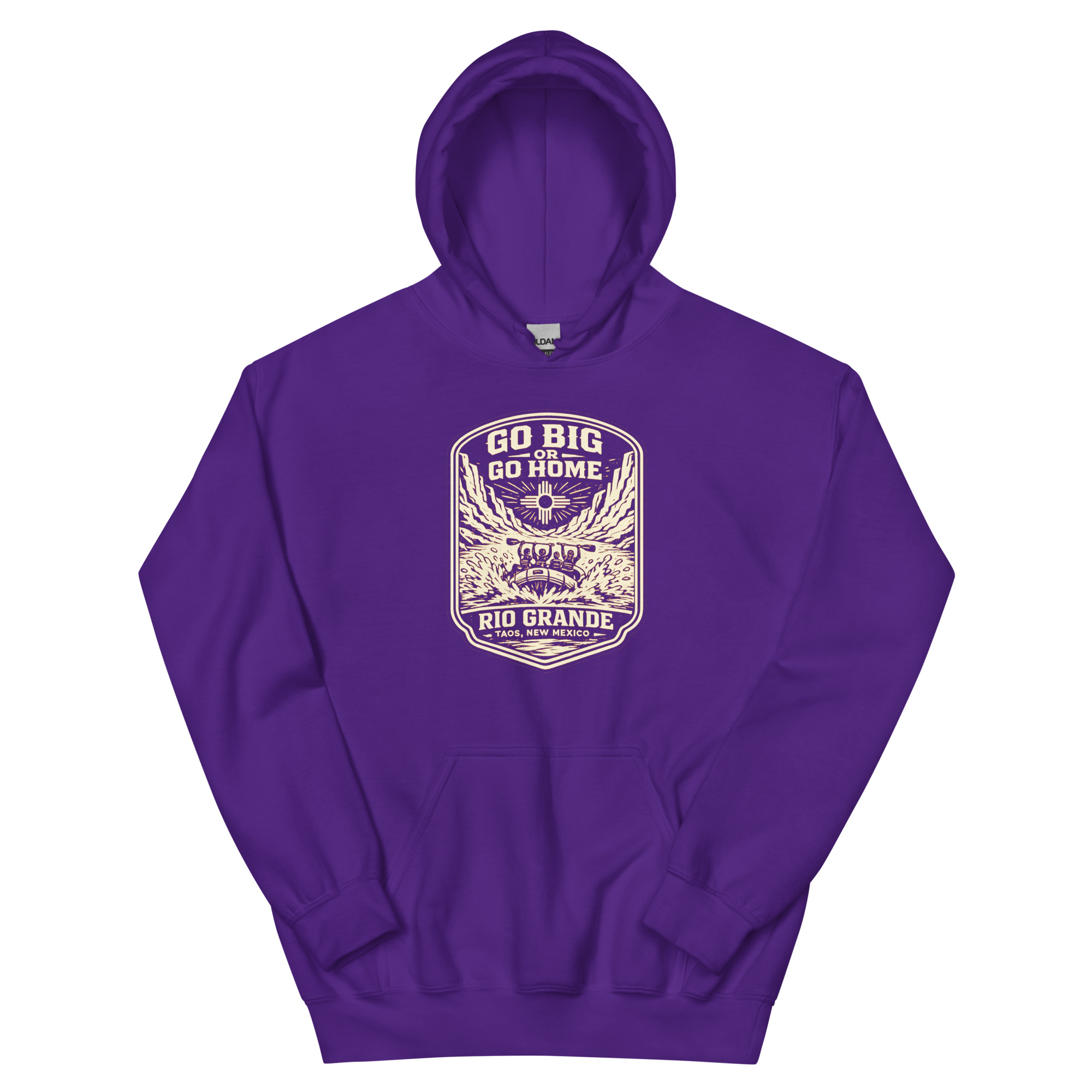 Go Big Or Go Home — AVAILABLE IN MULTIPLE COLORS —TAP to CHOOSE COLORUnisex Hoodie