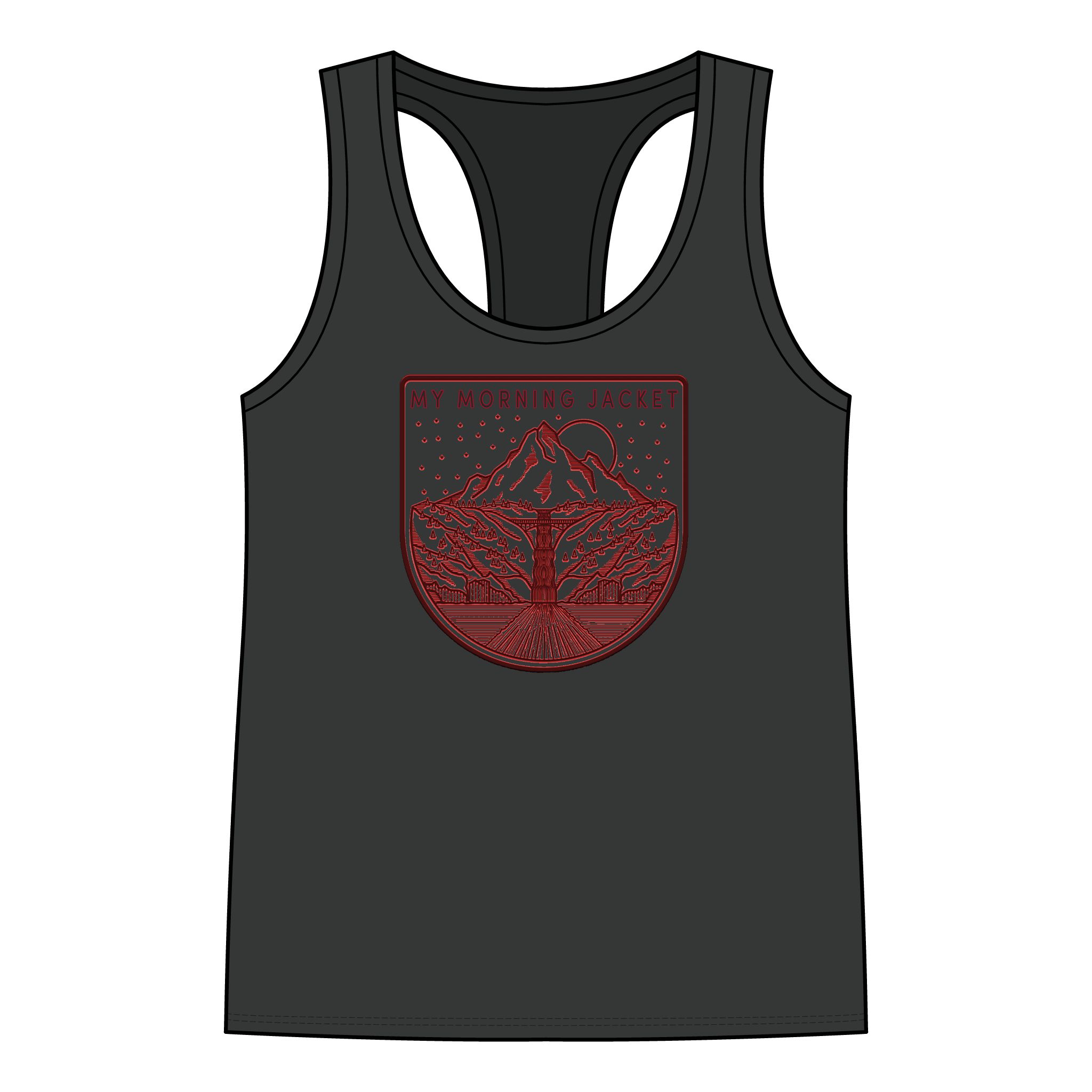My Morning Jacket Mountain Badge Racerback Tank - Image 2