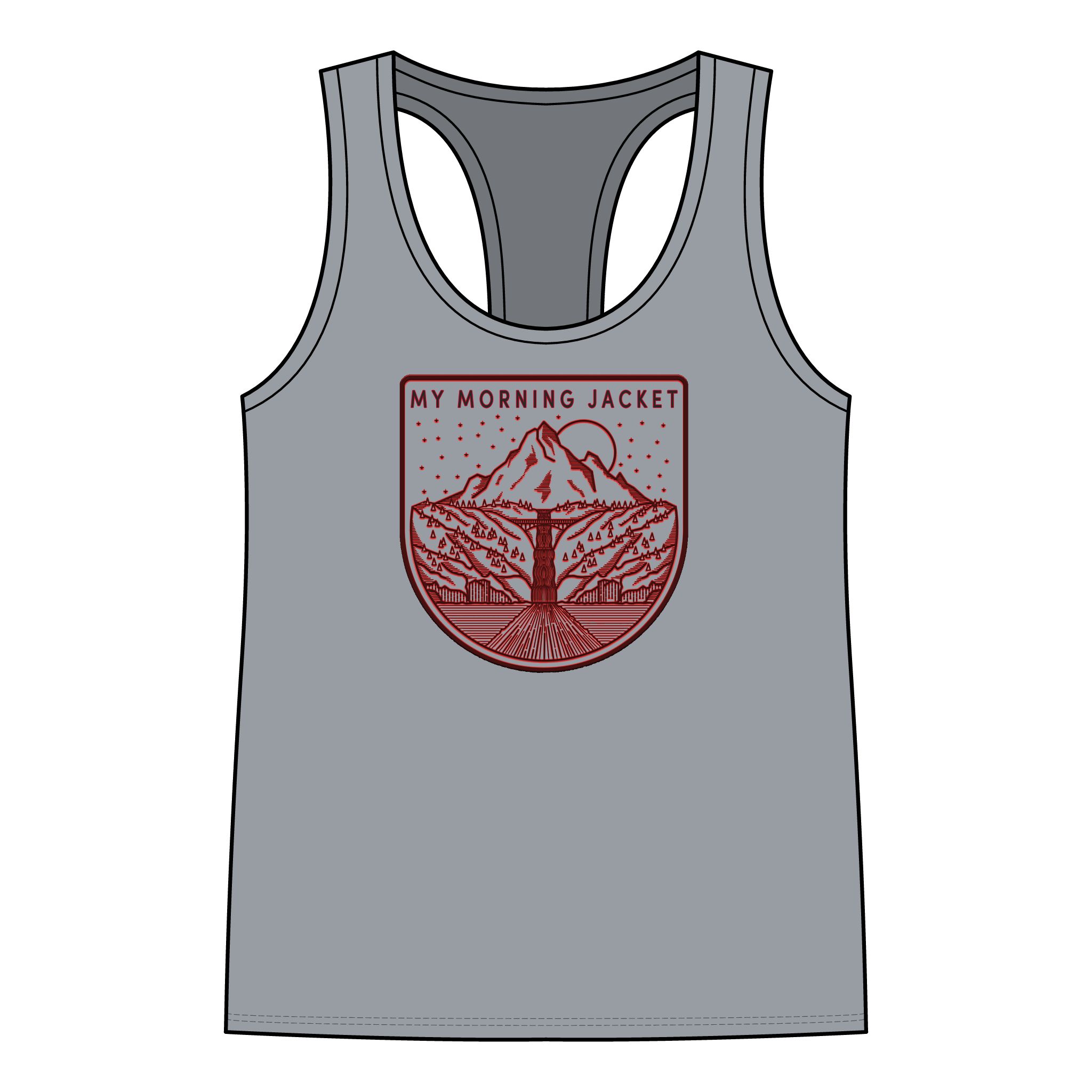 My Morning Jacket Mountain Badge Racerback Tank - Image 5