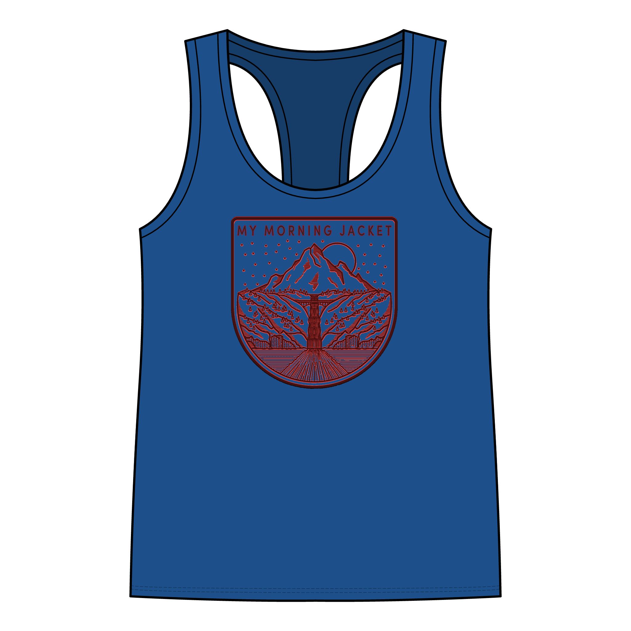 My Morning Jacket Mountain Badge Racerback Tank - Image 6