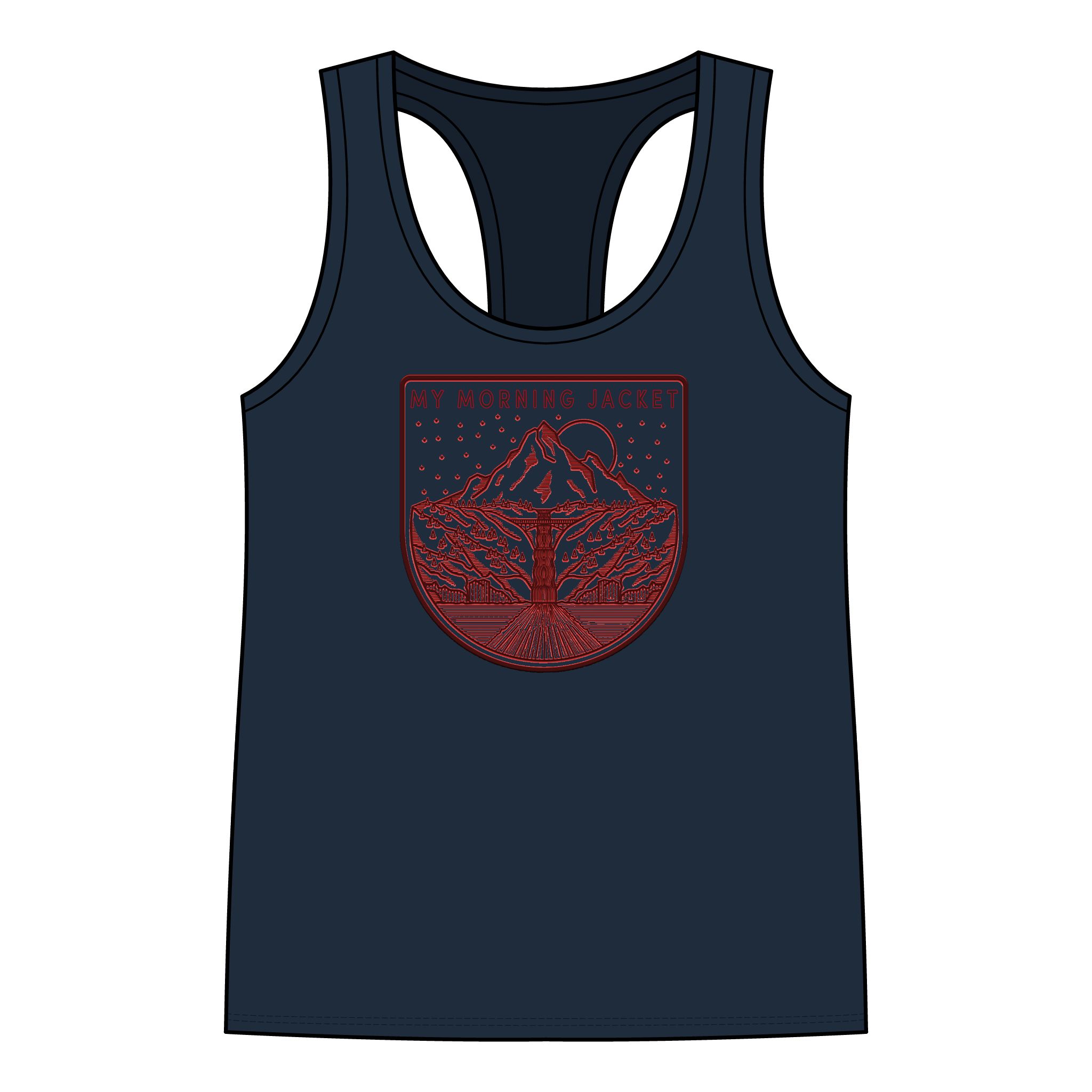 My Morning Jacket Mountain Badge Racerback Tank - Image 7