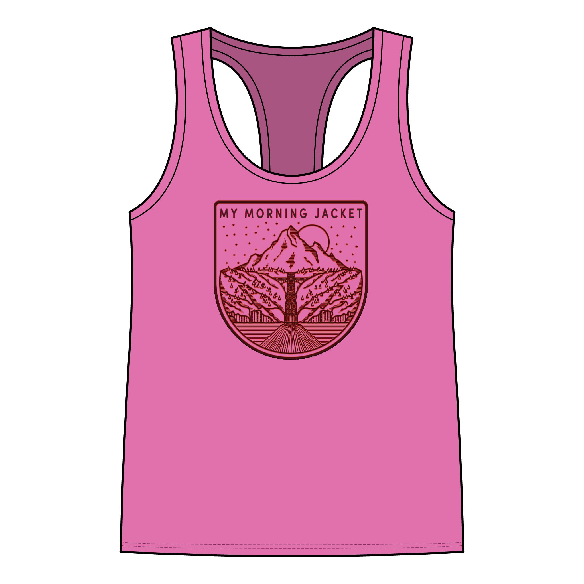 My Morning Jacket Mountain Badge Racerback Tank - Image 9