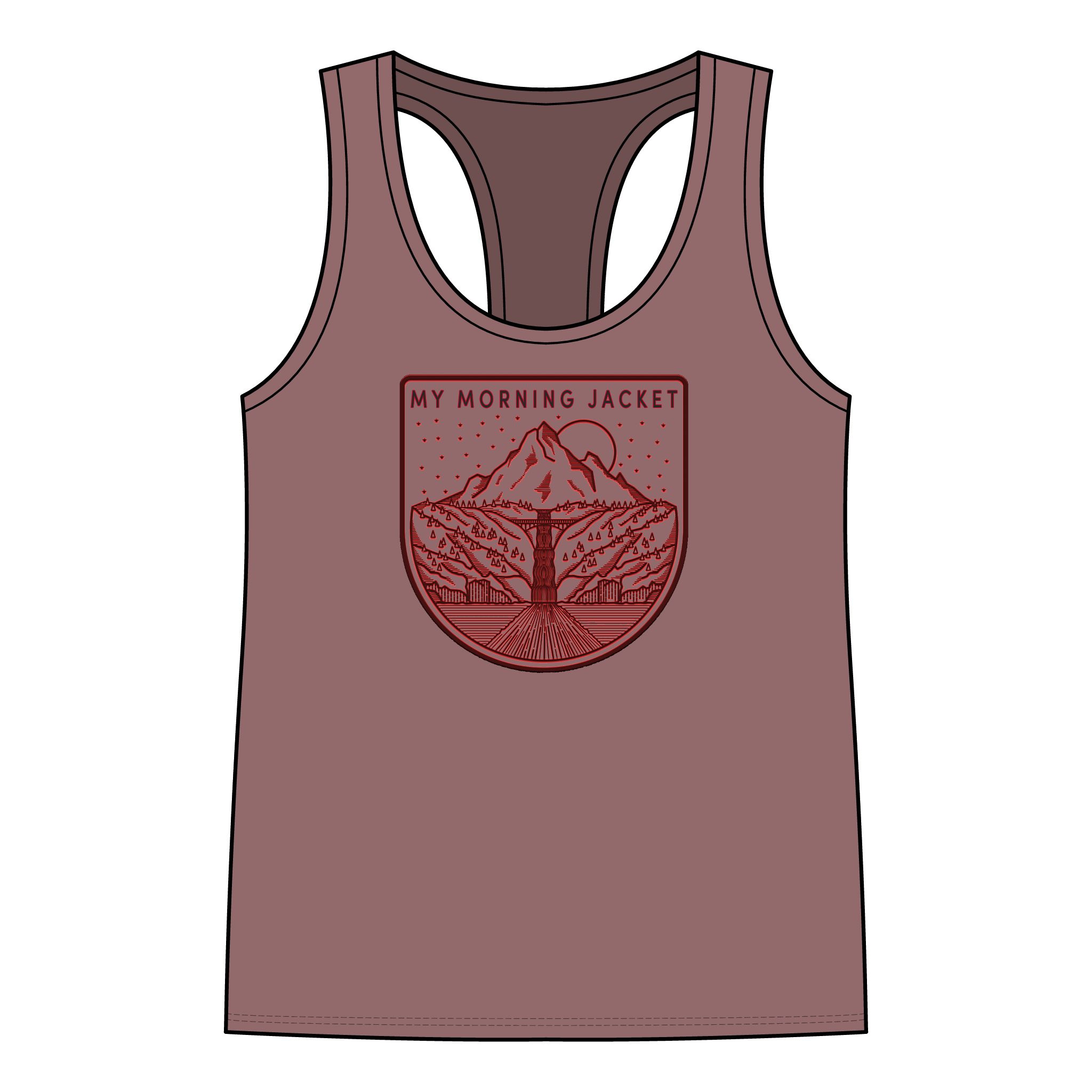 My Morning Jacket Mountain Badge Racerback Tank - Image 11