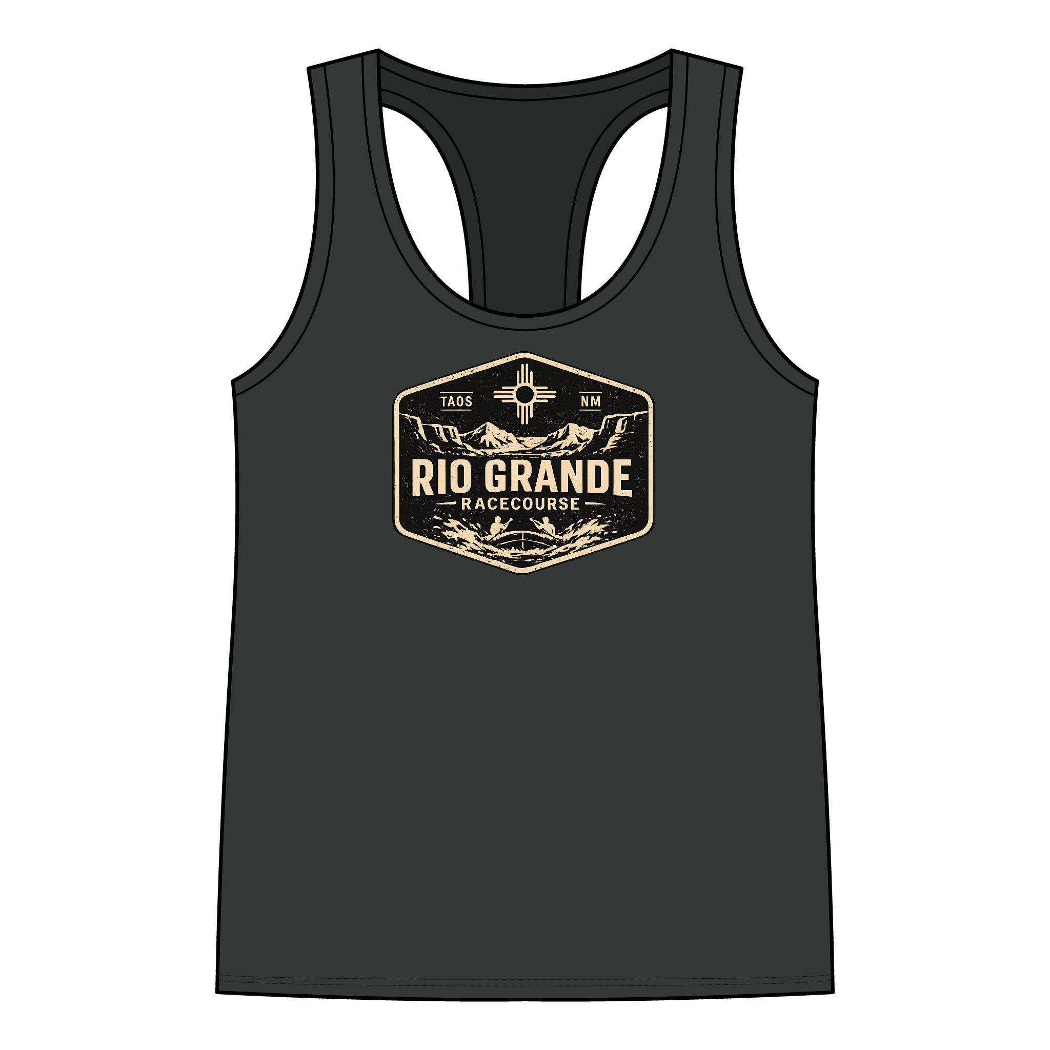 A Rio Grande Racecourse tank womens AVAILABLE IN MULTIPLE COLORS —TAP to CHOOSE COLOR - Image 3