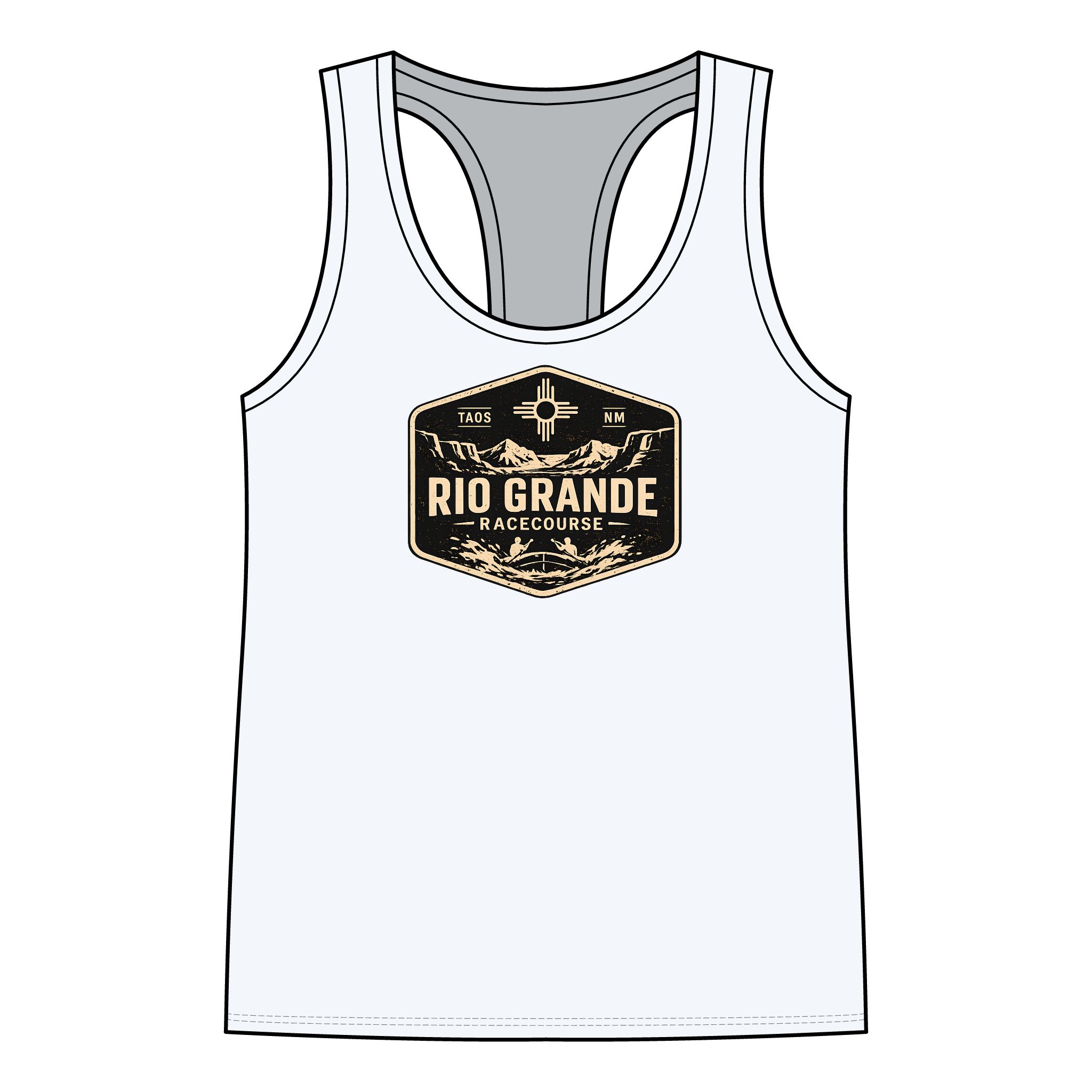 A Rio Grande Racecourse tank womens AVAILABLE IN MULTIPLE COLORS —TAP to CHOOSE COLOR - Image 4
