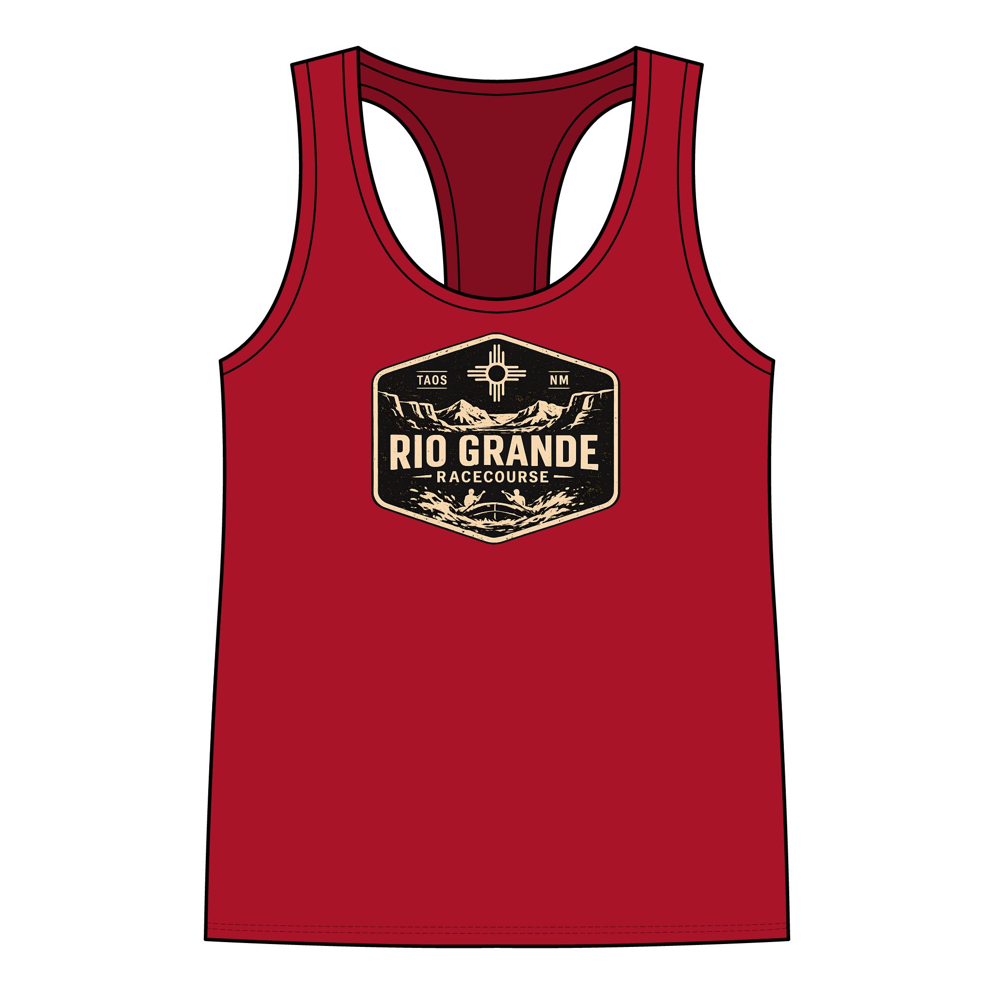 A Rio Grande Racecourse tank womens AVAILABLE IN MULTIPLE COLORS —TAP to CHOOSE COLOR - Image 6