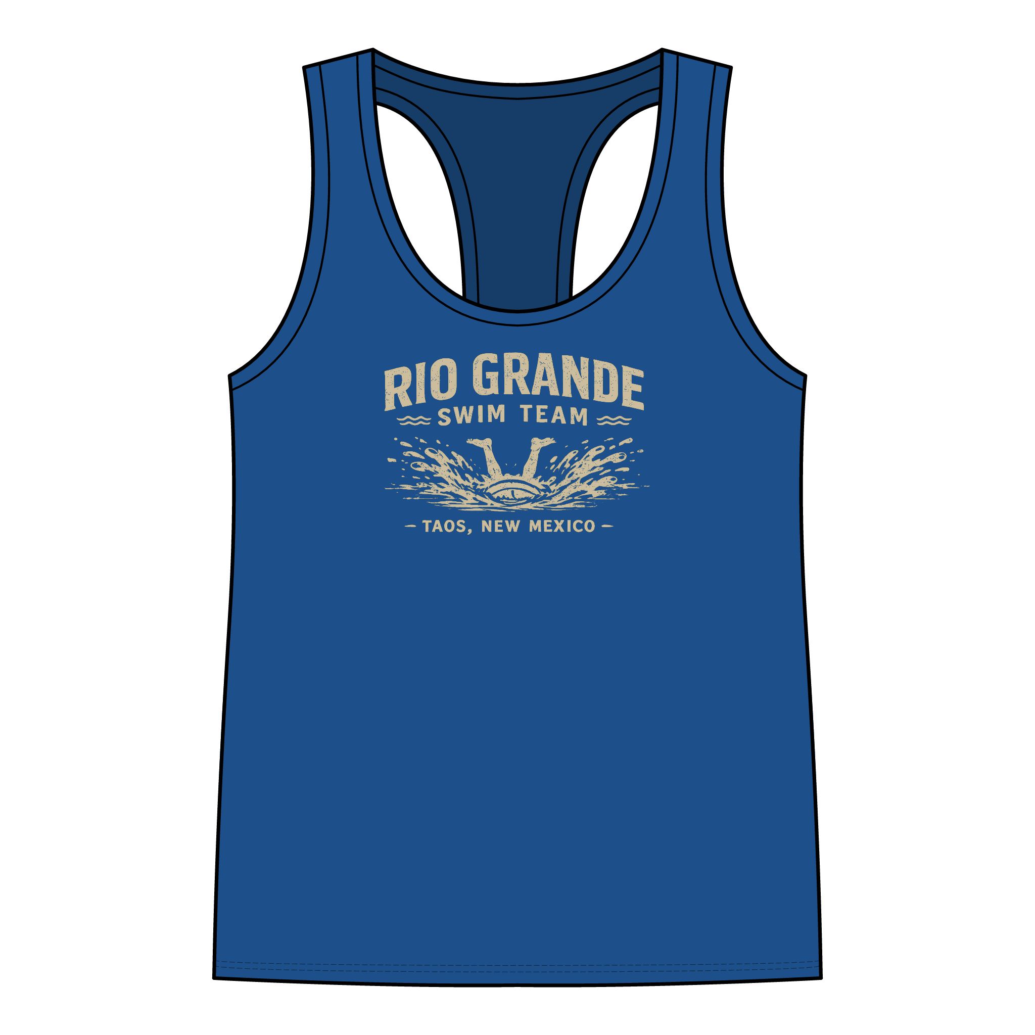 A Rio Grande Swim Team Tank Womens AVAILABLE IN MULTIPLE COLORS —TAP to CHOOSE COLOR
