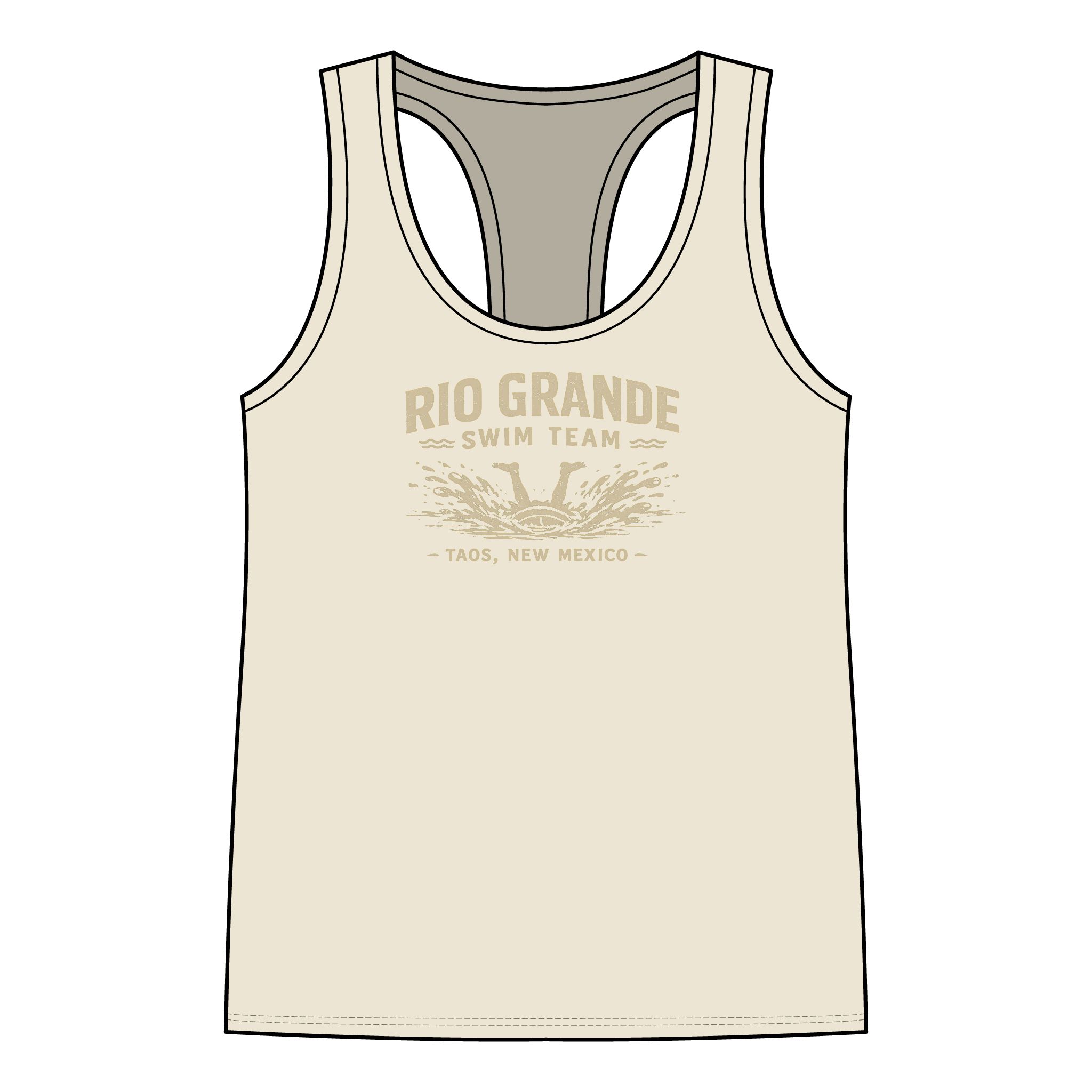 A Rio Grande Swim Team Tank Womens AVAILABLE IN MULTIPLE COLORS —TAP to CHOOSE COLOR - Image 2