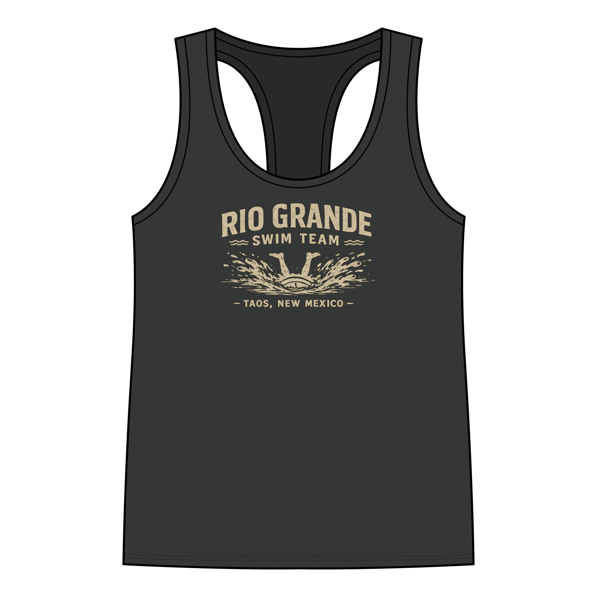 A Rio Grande Swim Team Tank Womens AVAILABLE IN MULTIPLE COLORS —TAP to CHOOSE COLOR - Image 3