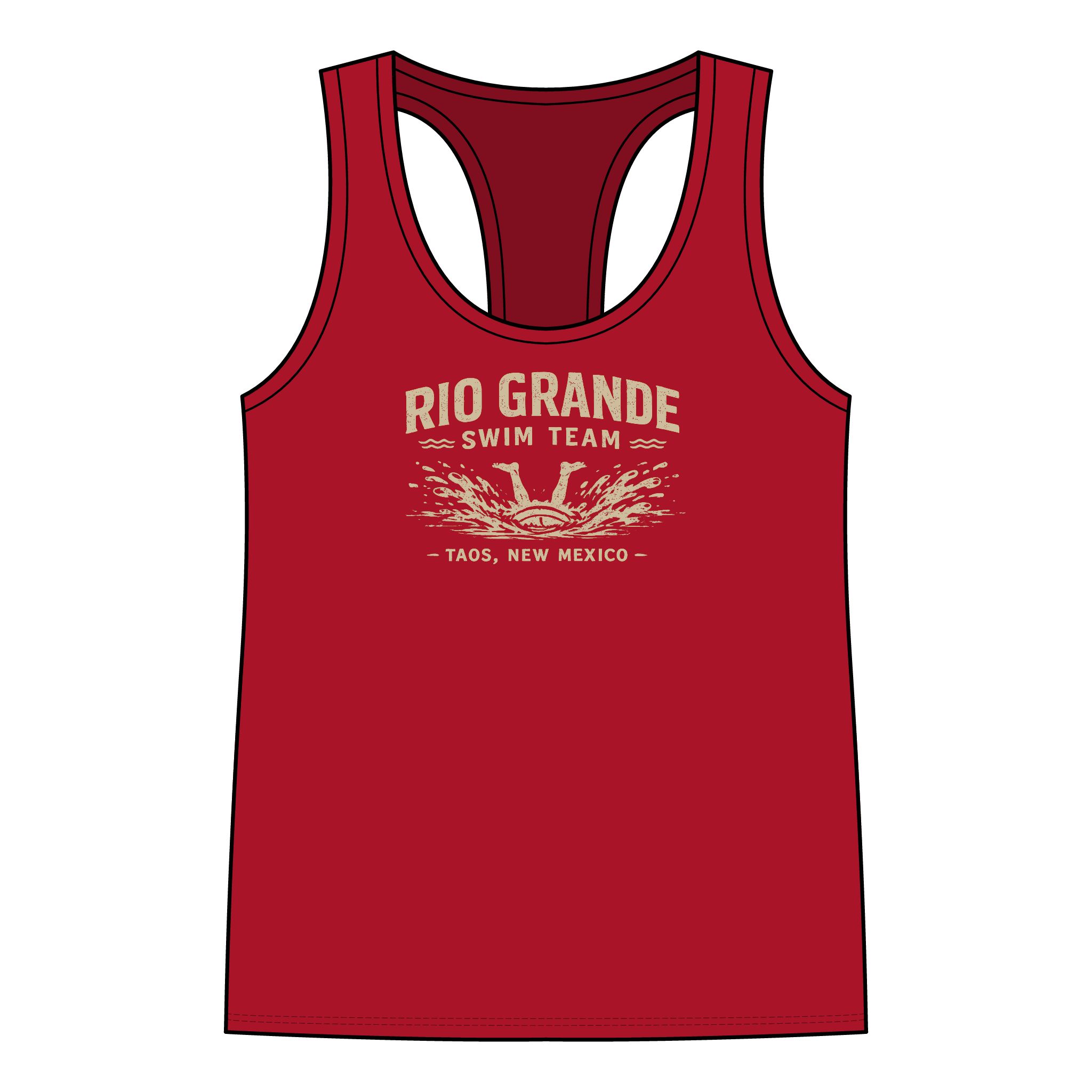 A Rio Grande Swim Team Tank Womens AVAILABLE IN MULTIPLE COLORS —TAP to CHOOSE COLOR - Image 5