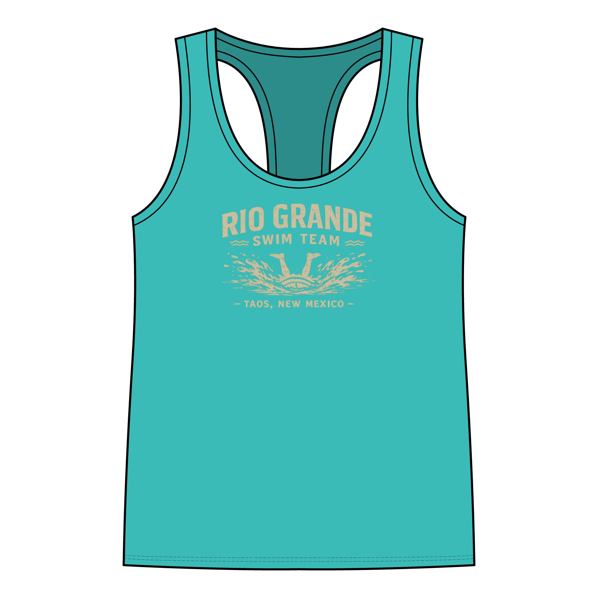 A Rio Grande Swim Team Tank Womens AVAILABLE IN MULTIPLE COLORS —TAP to CHOOSE COLOR - Image 6