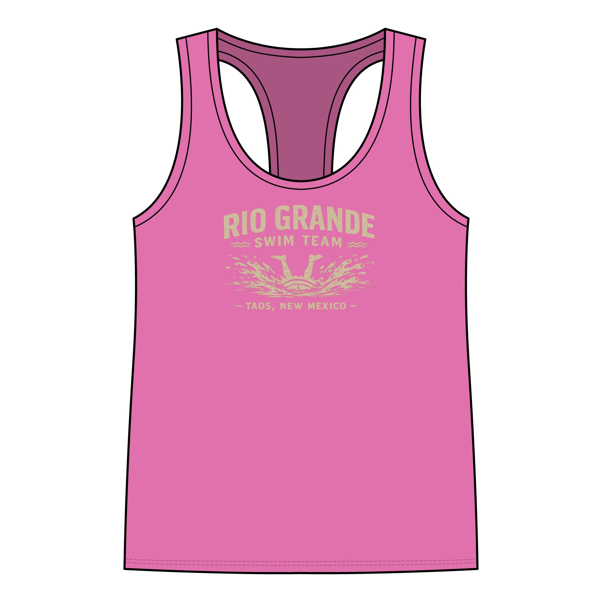 A Rio Grande Swim Team Tank Womens AVAILABLE IN MULTIPLE COLORS —TAP to CHOOSE COLOR - Image 9