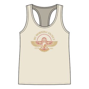 Racerback Tank Top — Morning Falcon Sunbird Graphic