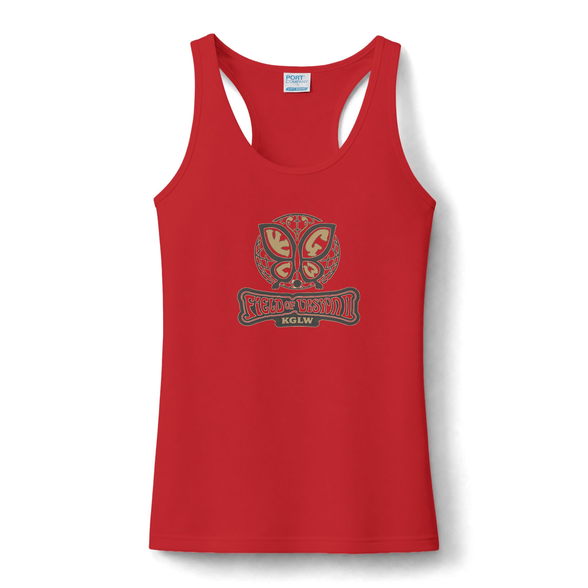 Women's Performance Tank - Floral Butterfly 'Bloom' Athletic Tank Top