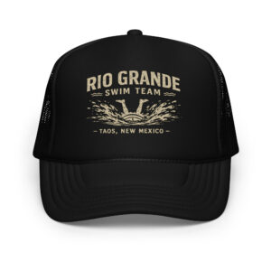 A Rio Grande Swim Team Foam trucker hat