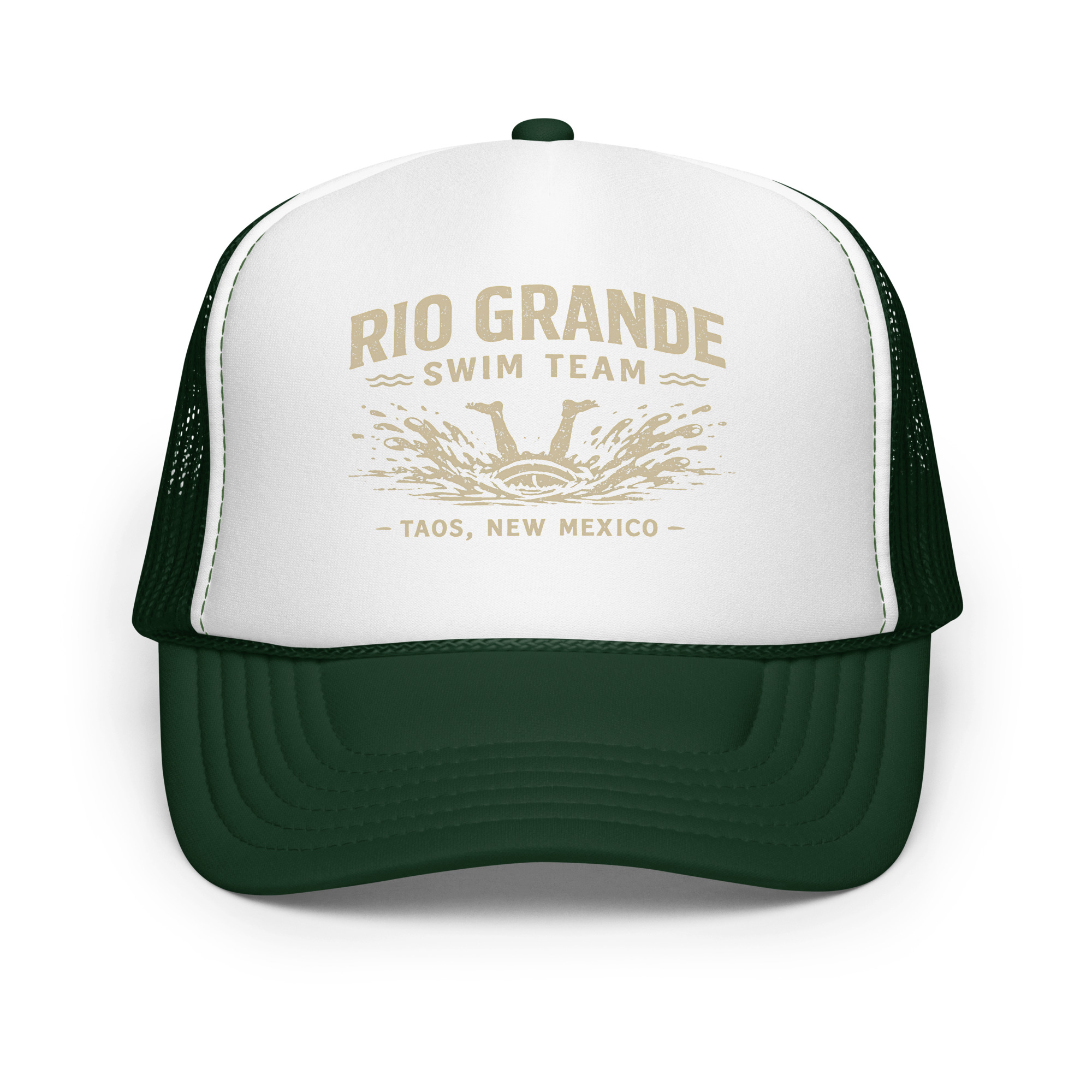 A Rio Grande Swim Team Foam trucker hat - Image 4
