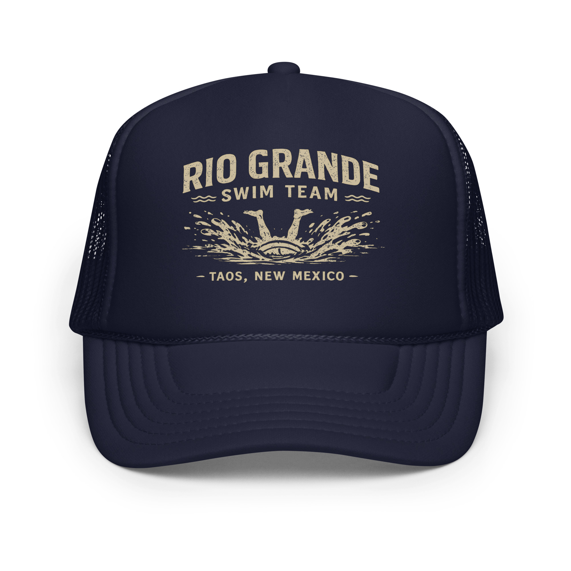 A Rio Grande Swim Team Foam trucker hat - Image 2