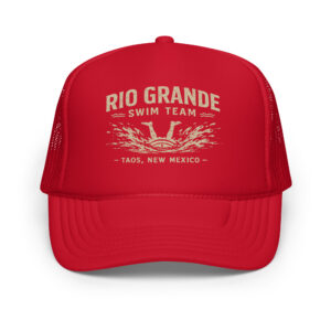 A Rio Grande Swim Team Foam trucker hat