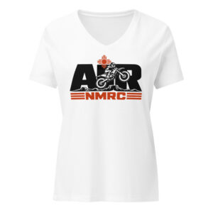 AIR NMRC: New Mexico Race Collective Air Women’s relaxed v-neck t-shirt AVAILABLE IN MULTIPLE COLORS —TAP to CHOOSE COLOR